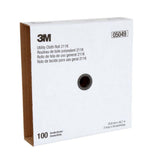 3M 211K Utility Cloth Roll , Aluminum Oxide, 2" Width x 50yd Length, 100 Grit (7000118334) (5 Pack) - 7