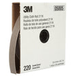 3M 211K Utility Cloth Roll, Aluminum Oxide, 220 Grit, J Weight, Gray, 2 in x 50 yd (7000118345) (5 Pack)