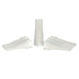 3M 08204 OEM Seam Sealer Tip, 3/8 in, Flat, Opaque Plastic (7000118470) (36 Pack)