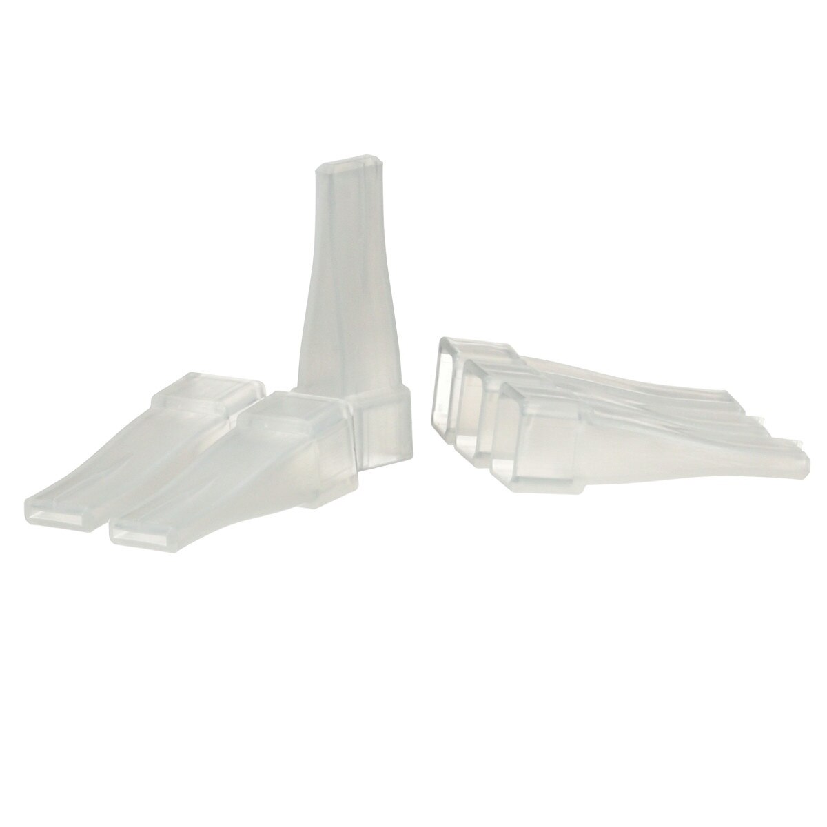 3M 08204 OEM Seam Sealer Tip, 3/8 in, Flat, Opaque Plastic (7000118470) (36 Pack) - 2