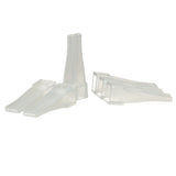 3M 08204 OEM Seam Sealer Tip, 3/8 in, Flat, Opaque Plastic (7000118470) (36 Pack) - 2
