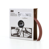 3M 314D Utility Cloth Roll, Aluminum Oxide P240 J Weight, Maroon, 1 in x 20 yd (7000118500) (5 Pack) - 2