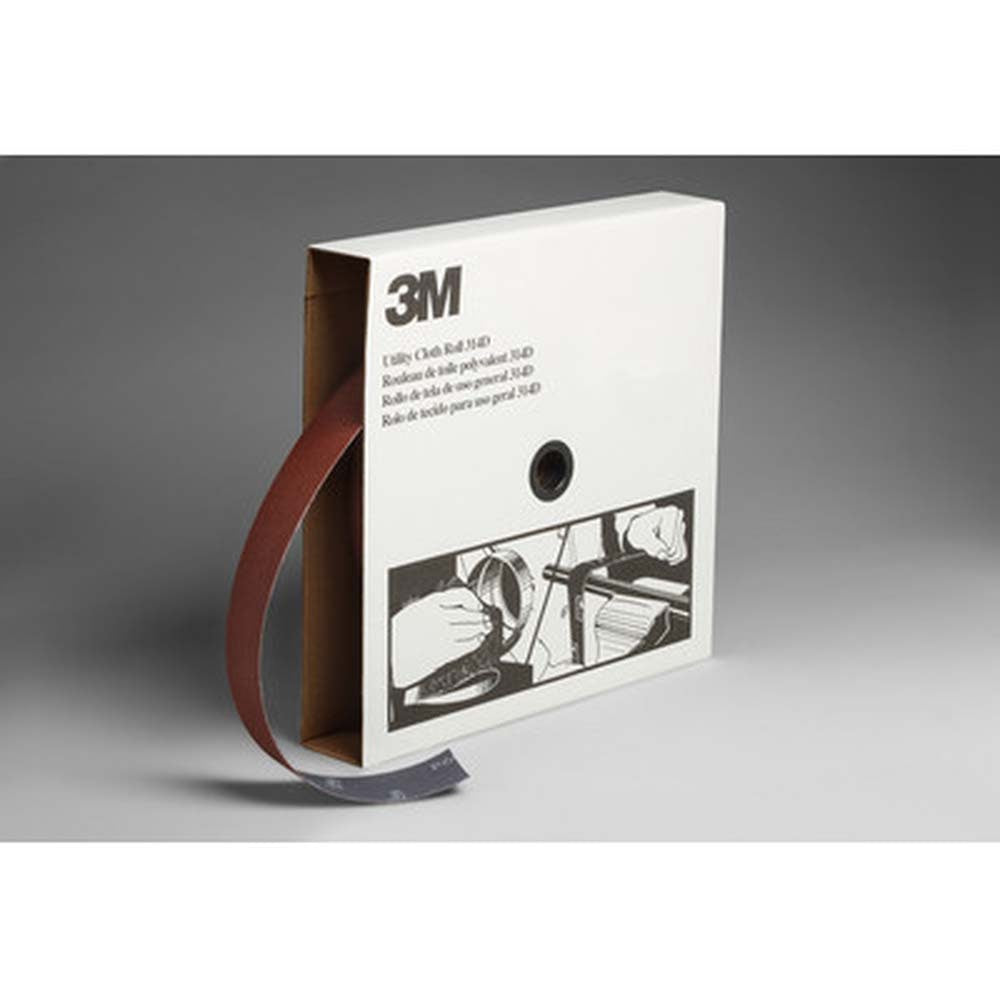 3M 7000118546 Utility Cloth Roll 314D, 2 in x 50 yd P40 X-weight