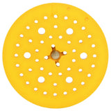 3M 20425 Hookit Soft Disc Pad, Hook and Loop Attachment, Soft, Yellow, 6 in x 1/2 in, 25 Holes (7000118613) (10 Pack) - 4