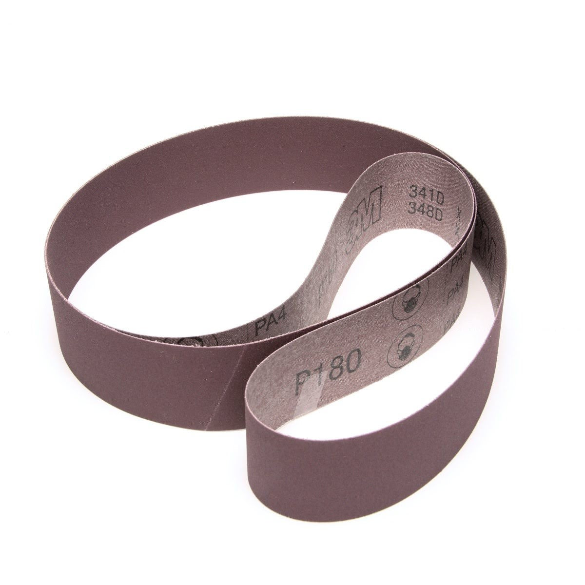 3M 341D Cloth Belt, Aluminum Oxide, P180, X-weight, Brown, 2 in x 72 in, Film-lok, Single-flex (7000118794) (50 Pack)