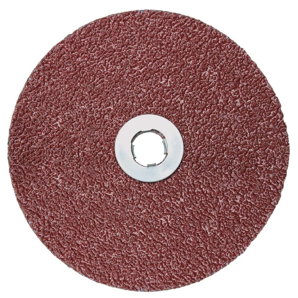 3M 982C Cubitron II Fibre Disc 7 in. GL Quick Change 36+ Grit Precision-Shaped Grain Abrasive Discs for Heavy Grinding, Deburring, Beveling, Finishing, and Weld Removal (7000119163) (25 Pack)