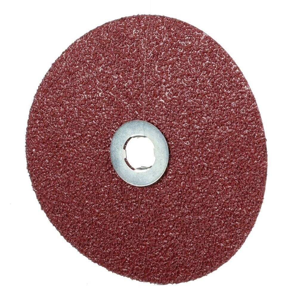 3M 7000119163 Cubitron II Fibre Disc 982C 7 in. GL Quick Change 36+ Grit Precision-Shaped Grain Abrasive Discs for Heavy Grinding, Deburring, Beveling, Finishing, and Weld Removal (25 Pack) - 4