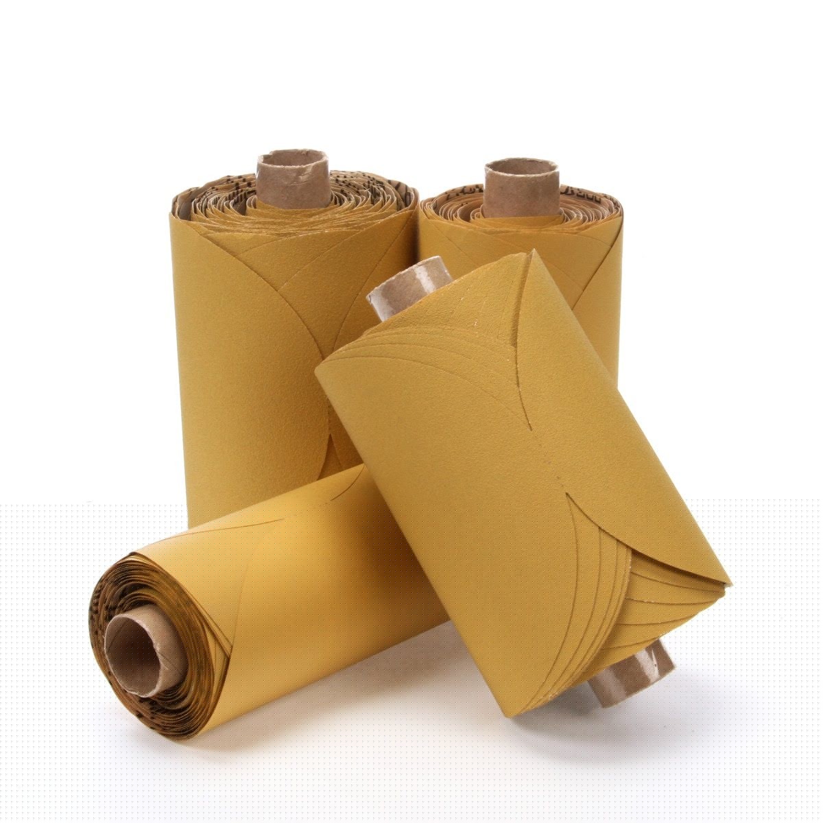 3M 255L Stikit Gold Film Disc Roll, PSA, Aluminum Oxide P150, 5 in, 125 Discs per Roll (82468) (7000119422) (4 Pack) - 4