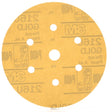 3M 216U 01073 Hookit Gold Disc Dust Free, Aluminum Oxide P400, 6 in, 7 Hole (7000119688) (400 Pack)