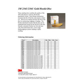 3M 216U 01075 Hookit Gold Disc Dust Free, Aluminum Oxide, P320, 6 in, 7 Hole (7000119689) (400 Pack) - 8
