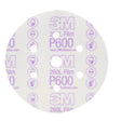 3M 260L 01071 Hookit Finishing Film Abrasive Disc, Dust Free, Aluminum Oxide, P600, White, 6 in (7000119692) (400 Pack)