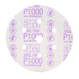 3M 01069 Hookit Finishing Film Abrasive Disc, Dust Free, P1000, White, 6 in, 7 Hole (7000119693) (400 Pack)