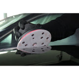 3M 01069 Hookit Finishing Film Abrasive Disc, Dust Free, P1000, White, 6 in, 7 Hole (7000119693) (400 Pack) - 6