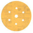 3M 216U 01072 Hookit Gold Disc Dust Free, Aluminum Oxide P500, 6 in, 7 Hole (7000119695) (400 Pack)