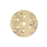 3M 216U 01077 Hookit Gold Disc Dust Free Aluminum Oxide P240 6 in 7 Hole (7000119697) (400 Pack)