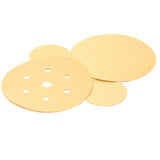 3M 216U 01078 Hookit Gold Disc Dust Free Abrasive Disc, Aluminum Oxide P220, Gold, 6 in, 7 Hole (7000119698) (400 Pack) - 2