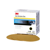 3M 216U 00912 Hookit Gold Disc, Aluminum Oxide, P500, 3 in (7000119710) (200 Pack)