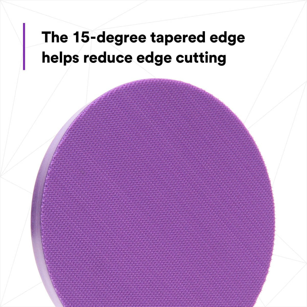 3M Hookit Painters Abrasive Disc Back-up Pad, Soft Density Foam, Black, 6 in (05778) (7000119757) (10 Pack) - 10