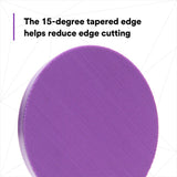 3M Hookit Painters Abrasive Disc Back-up Pad, Soft Density Foam, Black, 6 in (05778) (7000119757) (10 Pack) - 10