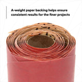 3M 316U 01105 Stikit Red Abrasive Sanding Disc Roll, PSA No Hole, Aluminum Oxide P800, Red, 6 in (7000119762) (600 Pack) - 4