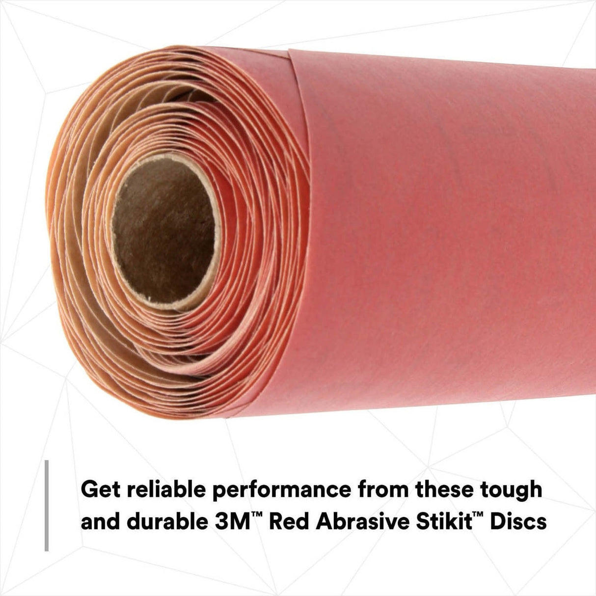 3M 316U 01106 Stikit Red Abrasive Disc, PSA, Aluminum Oxide P600, 6 in (7000119763) (600 Pack) - 4
