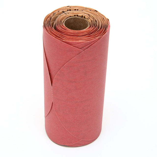 3M 316U 01109 Stikit Red Abrasive Sanding Disc, No Hole, Aluminum Oxide, P320, Red, 6 in (7000119766) (600 Pack)