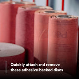3M 316U 01114 Stikit Red Abrasive Sanding Disc, PSA, No Hole, Aluminum Oxide P120, Red, 6 in (7000119771) (600 Pack) - 8