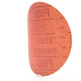 3M 316U 01187 Hookit Red Abrasive Disc, No Hole, Aluminum Oxide P800, 6 in (7000119779) (300 Pack) - 8