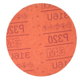 3M 316U 01219 Hookit Red Abrasive Sanding Disc, No Hole, P320, 6 in for Paint Prep (7000119782) (300 Pack) - 8