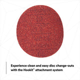 3M 316U 01262 Hookit Red Abrasive Disc Aluminum Oxide 40 Grit 6 in (7000119789) (150 Pack) - 6