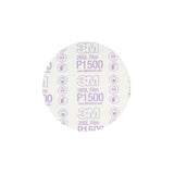 3M 260L 01184 Hookit Red Finishing Film Abrasive Disc, Aluminum Oxide P1500, 6 in (7000119790) (100 Pack)