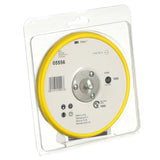 3M Stikit Low Profile Abrasive Disc Back up Pad, Threaded 5/16-24 External, Yellow, 6 in x 3/8 in (05556) (7000119808) (10 Pack) - 5