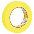 3M 388N Automotive Refinish Masking Tape, Yellow, Water Resistant, 24 mm x 55 m (06653) (7000119816) (36 Pack)