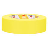 3M 388N 06654 Automotive Refinish Masking Tape, Yellow, Crepe Backing, Moisture and Solvent Resistant, 36 mm x 55 m (7000119817) (24 Pack) - 2