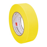 3M 388N 06654 Automotive Refinish Masking Tape, Yellow, Crepe Backing, Moisture and Solvent Resistant, 36 mm x 55 m (7000119817) - 3