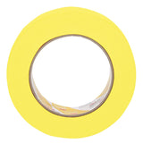 3M 388N 06654 Automotive Refinish Masking Tape, Yellow, Crepe Backing, Moisture and Solvent Resistant, 36 mm x 55 m (7000119817) (24 Pack) - 5