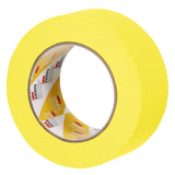 3M 388N Automotive Refinish Masking Tape, Rubber Adhesive, Yellow Crepe Paper Backing, Moisture and Solvent Resistant, 48 mm x 55 m (06656) (7000119819) (24 Pack) - 2
