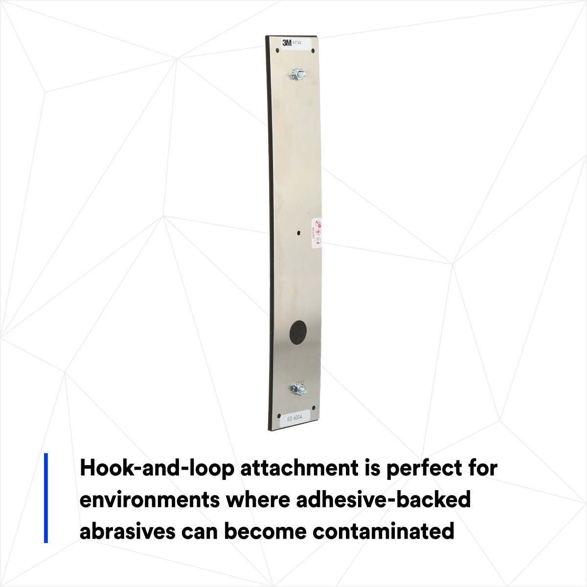 3M 7000119882 Hookit Straightline Air File Shoe Sanding Pad, Hook and Loop, 2-3/4 in x 16 in (05748) (7000119882) (5 Pack) - 9