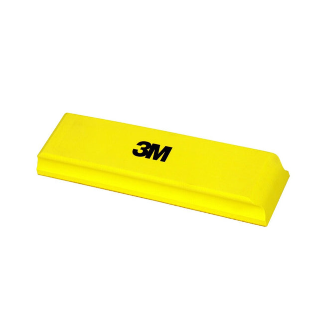 3M 05687 Hookit Sanding Block, Hook and Loop, Yellow, 1-1/2 in x 2-5/8 in x 10-3/4 in (7000119960) (12 Pack)