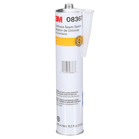 3M 08367 Urethane Seam Sealer, Black, High Solids, Permanently Flexible, 310 mL 10.5 fl oz Cartridge (7000119968)