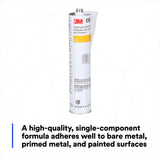 3M 08367 Urethane Seam Sealer, Black, High Solids, Permanently Flexible, 310 mL 10.5 fl oz Cartridge (7000119968) - 6