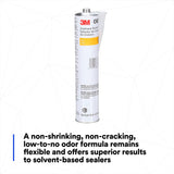 3M 08367 Urethane Seam Sealer, Black, High Solids, Permanently Flexible, 310 mL 10.5 fl oz Cartridge (7000119968) - 8