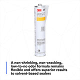 3M 08367 Urethane Seam Sealer, Black, High Solids, Permanently Flexible, 310 mL 10.5 fl oz Cartridge (7000119968) (12 Pack) - 8