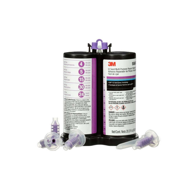 3M 55887 EZ Sand Multi Purpose Repair Material, 600 mL DMS Cartridge (7000119976) (4 Pack)