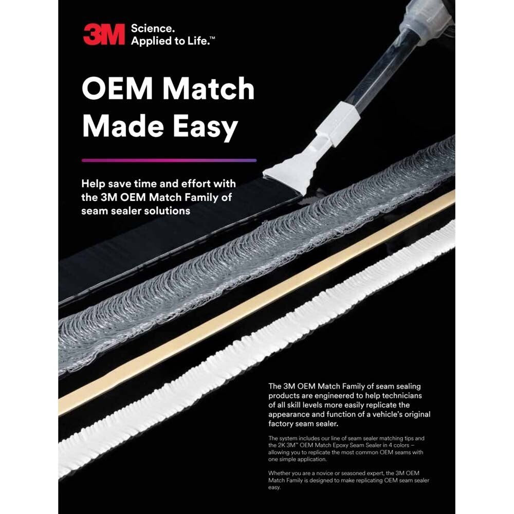 3M 55887 EZ Sand Multi Purpose Repair Material, 600 mL DMS Cartridge (7000119976) (4 Pack) - 9