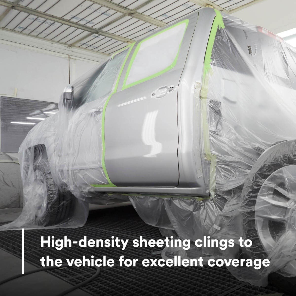3M 06742 Overspray Protective Sheeting Paintable High Density Tear Resistant Translucent 20 ft x 250 ft (7000120043) - 5