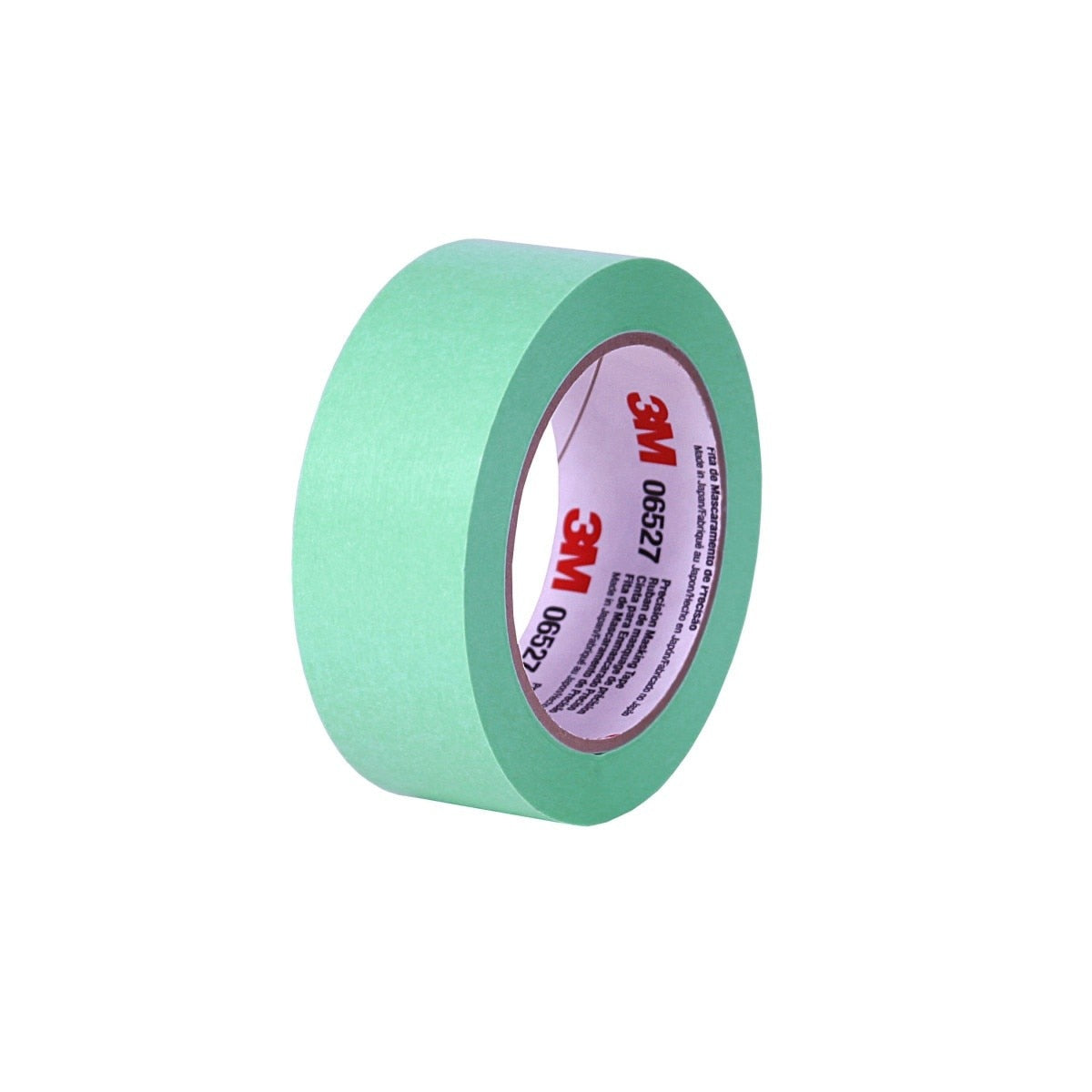 3M 06527 Precision Masking Tape, 1-1/2 in x 60 yd, Green (7000120064) (8 Pack)