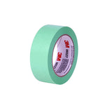 3M 06527 Precision Masking Tape, 1-1/2 in x 60 yd, Green (7000120064) (8 Pack)