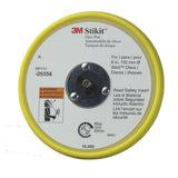 3M 05656 Stikit Low Profile Abrasive Disc Back-up Pad, PSA, Threaded 5/16-24 EXT, Yellow, 6 in, 6 Hole (7000120068) (10 Pack) - 4