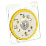 3M 05656 Stikit Low Profile Abrasive Disc Back-up Pad, PSA, Threaded 5/16-24 EXT, Yellow, 6 in, 6 Hole (7000120068) (10 Pack) - 6